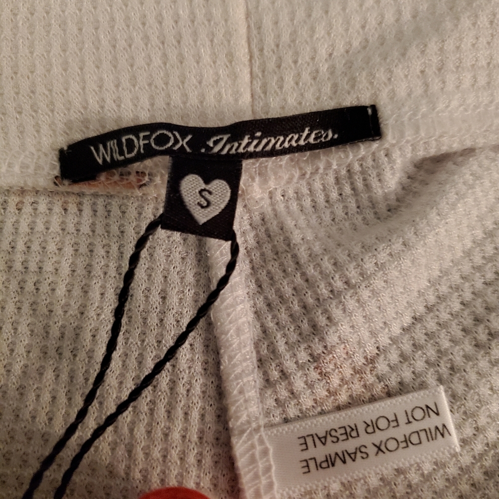 Wildfox Intimates Get Baked Gingerbread Clean White  Pj lounge Shorts S NWT - Picture 6 of 6